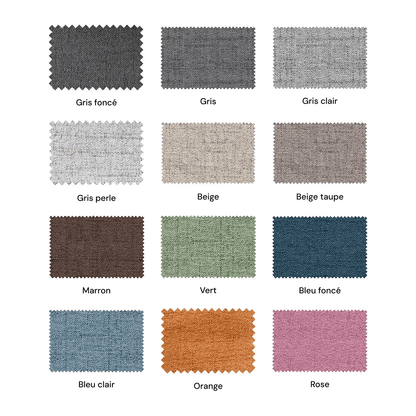 Grille de couleur des rideaux